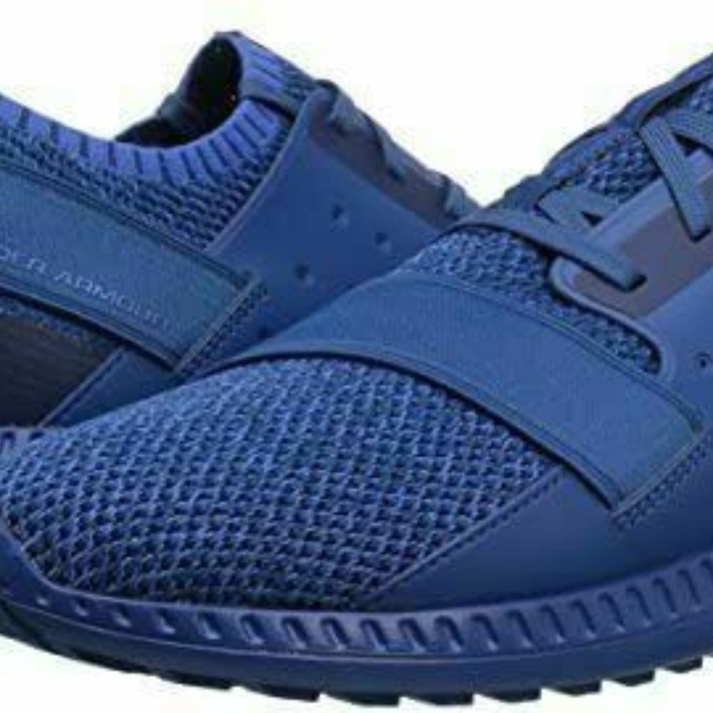new knit sneaker Under Armour Men Threadborne Blue Shoe Size 10 - Picture 2 of 2